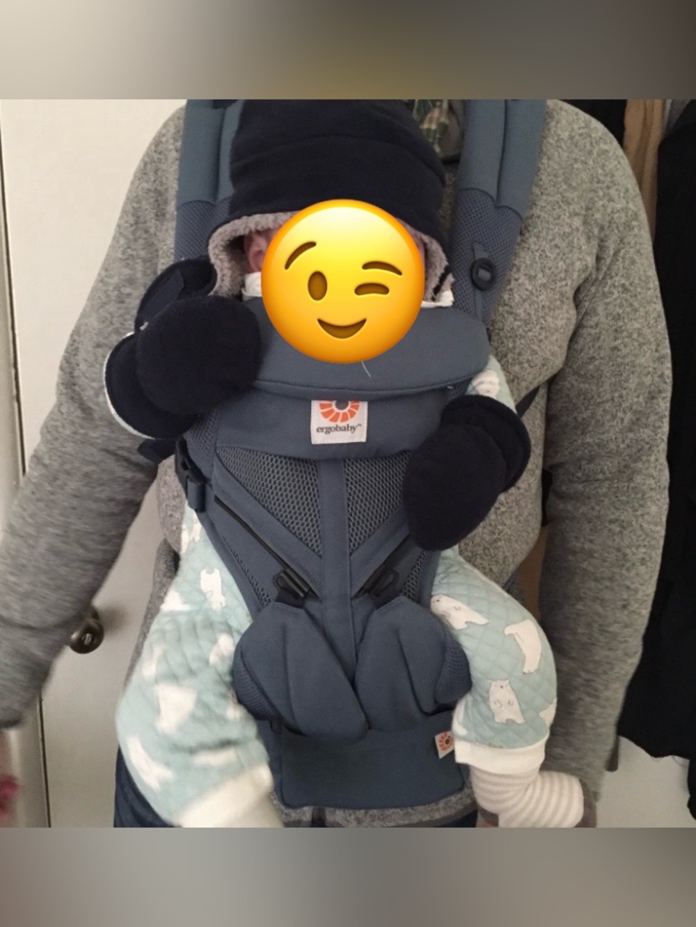👶 Ergobaby Carrier Omni 360 All Carry Positions Carrier with Cool Air Mesh